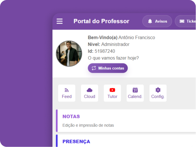 Portal do Professor - Desktop